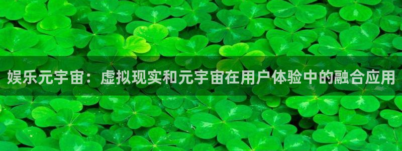 壹号大舞台怎么注册：娱乐元宇宙：虚拟现实和元宇宙在用户体验中的融合应用
