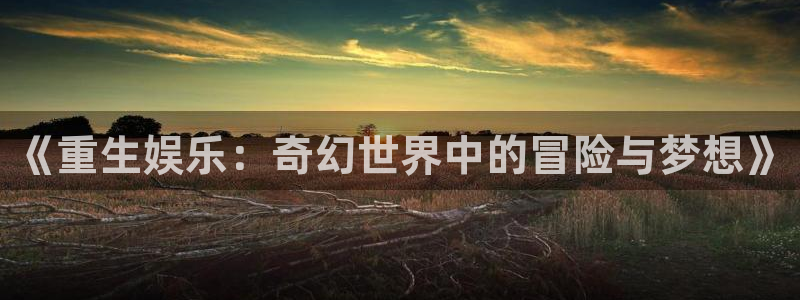 壹号大舞台：《重生娱乐：奇幻世界中的冒险与梦想》